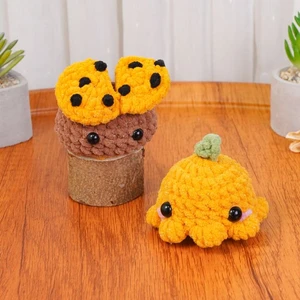 Orange Octopus Ladybug Crochet Pattern