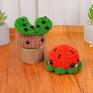Watermelon Octopus Ladybug Crochet Pattern