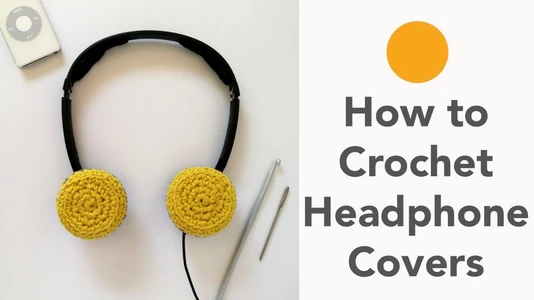 How to Crochet Headphone Covers / Headset Ear Covers | Crochet Pattern