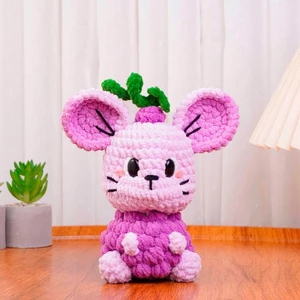 Grape Mouse Crochet Pattern