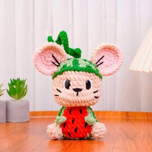Watermelon Mouse Crochet Pattern