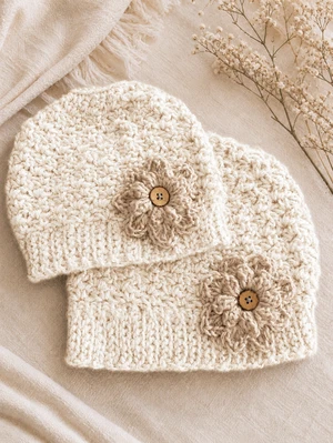 Mama and Mini Messy Bun Hat