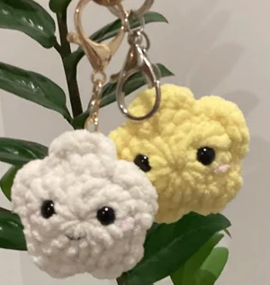 Cute Star/Flower Keychain!