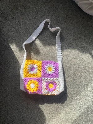Flower Granny Square Bag