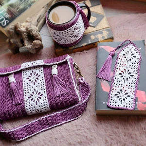 Lace and Tassels Reader Set Crochet Pattern Bundle