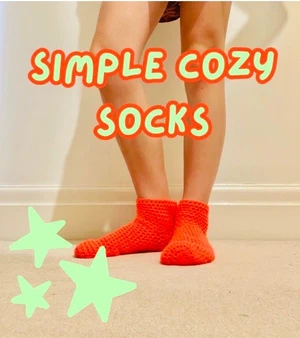 Simple cozy socks