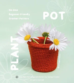 No-Sew Plant Pot Amigurumi