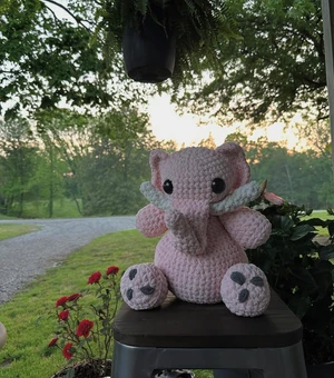 Dark Carnival Elephant Crochet Pattern