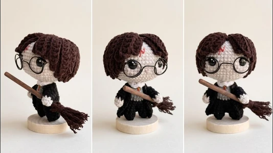 Crochet Harry Potter Amigurumi Tutorial | Intermediate Pattern