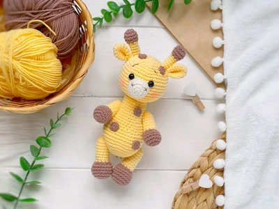 Safari giraffe amigurumi crochet pattern