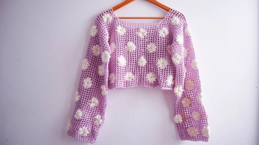 Crochet Daisy Sweater Pattern