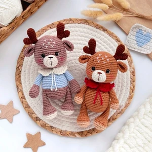 Nico the deer amigurumi crochet pattern