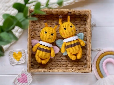 Amigurumi bumblebee crochet pattern