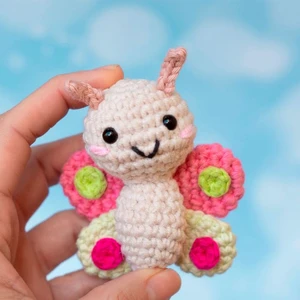 Butterfly Keychain Crochet pattern