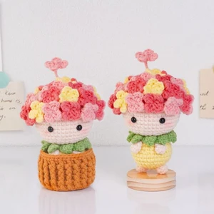 Baby Hydrangea Pot Crochet Pattern