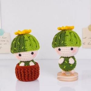 Baby Cactus Pot Crochet Pattern