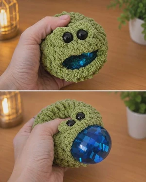 No-Sew Sensory Frog
