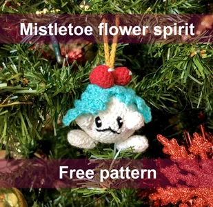 Mistletoe the flower spirit - Free pattern