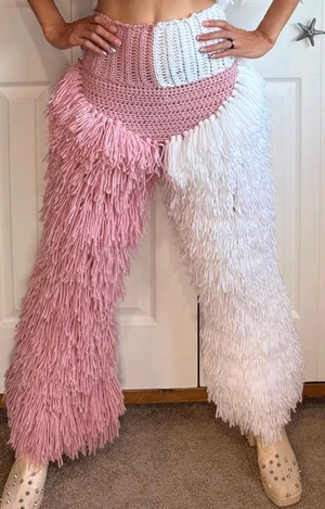 Fringe Cascade Pants