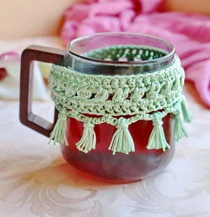 Free Spirit Crochet Mug Wrap Pattern