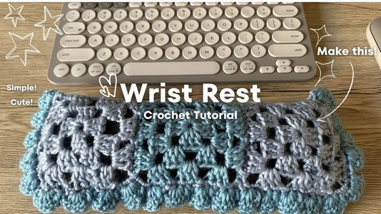 Crochet wrist rest tutorial | Easy crochet tutorial | Beginner friendly | TiahLillyCouture #crochet