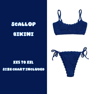 Scallop Crochet Bikini