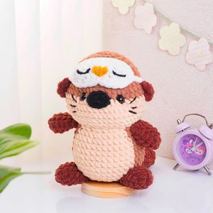 Sleepy Beaver Crochet Pattern