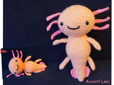 Crochet Pattern Axolotl Leni