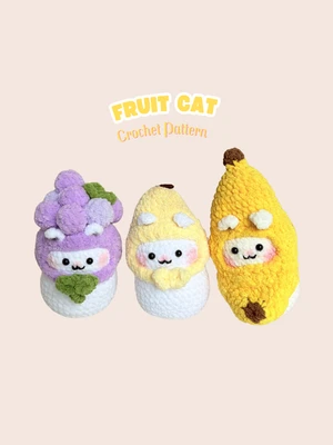 Fruit Cat Crochet Pattern