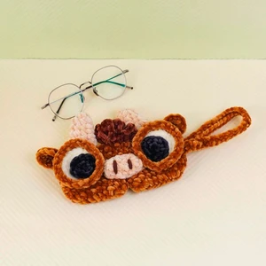 Cow Glasses Case Crochet Pattern