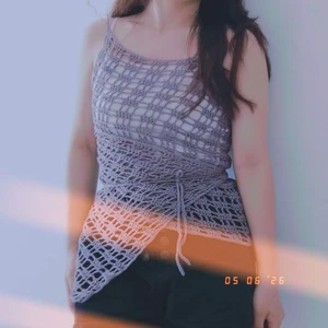 Serene Mesh Wrap Top