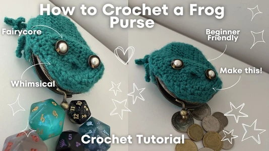 How to Crochet A Frog Purse  | Ribbit Purse | Beginner Friendly | TiahLillyCouture #crochet #diy