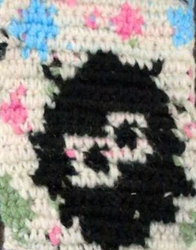 Soot sprite tapestry crochet