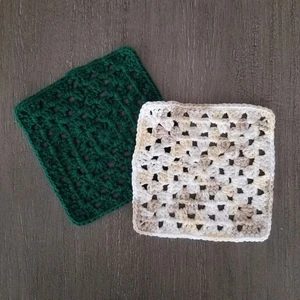 Granny Stitch Dishcloth Crochet Pattern
