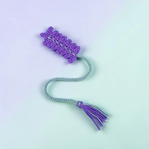 Lavender Bookmark - Beginner and Joint Friendly* Pattern - no slip stitches!