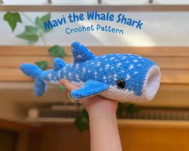 Mavi the Whale Shark Crochet Pattern