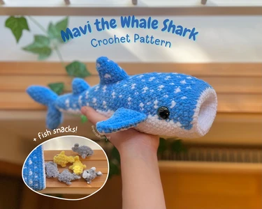 Mavi the Whale Shark Crochet Pattern