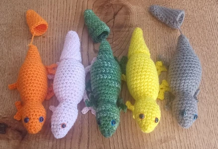 Lizard with removable tail
