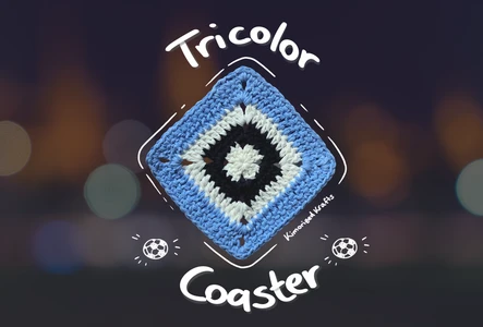 Tricolor Coaster/Granny Square