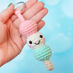 Dango Keychain crochet