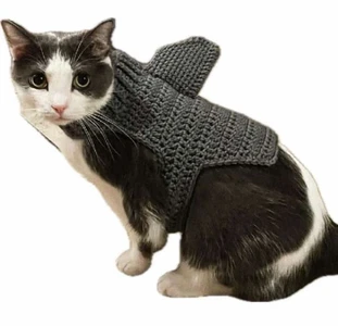 Shark Cat/Small Dog Sweater