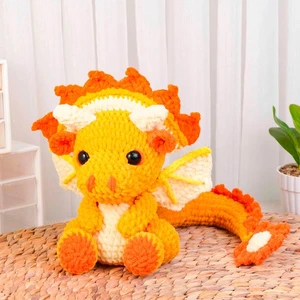 Sunrise Dragon Crochet Pattern