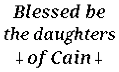 Daughters of Cain Filet Pattern