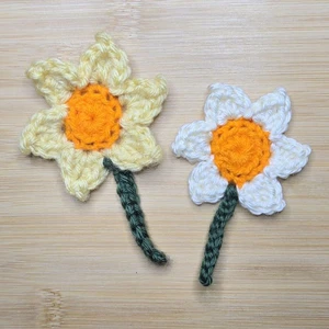 Daffodil Applique Crochet Pattern