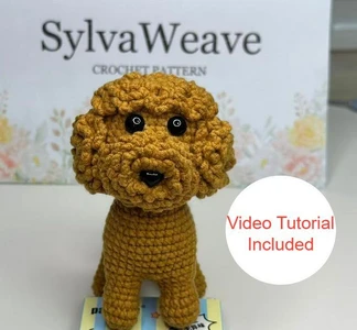 Crochet Dog Poodle