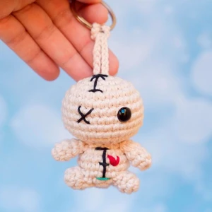 mini voodoo doll keychain