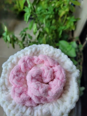 Rose Scrunchie w/ pot