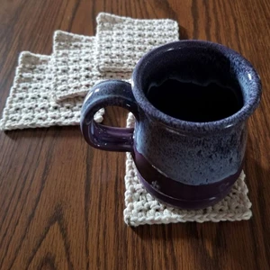 Textured Coasters Crochet Pattern