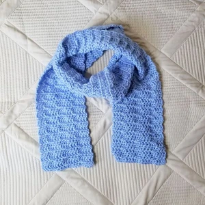 Ribbed Scarf Crochet Pattern