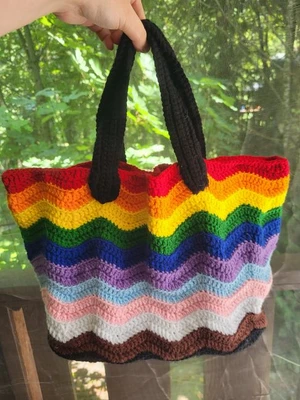 Rainbow Ripple Bag